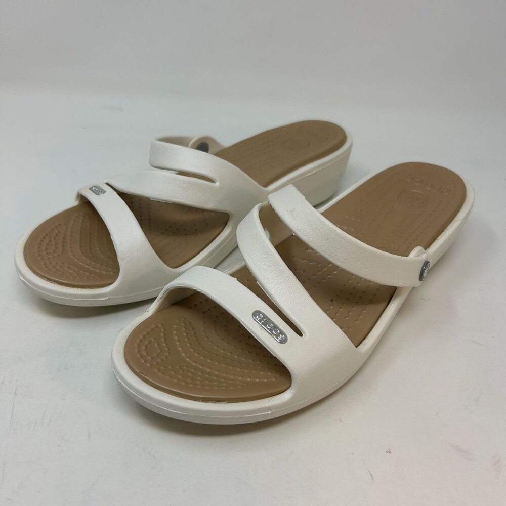 Crocs Patricia Wedge Sandals Womens Size 10 - Picture 2 of 8